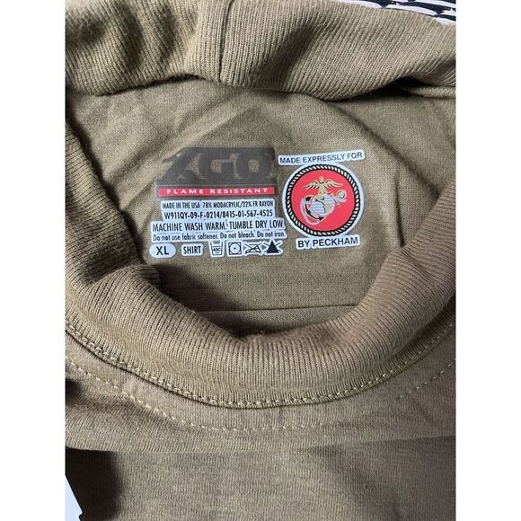 Lot of 4 NEW XGO Frog Flame Resistant Peckham Coyote Shirt Long Sleeve XL - Picture 6 of 9